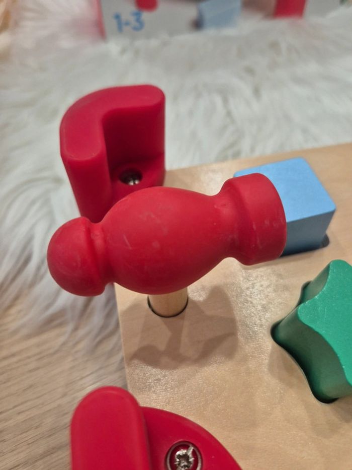 🔨 Jeu d'encastrement en bois avec marteau Oxybul - photo numéro 10