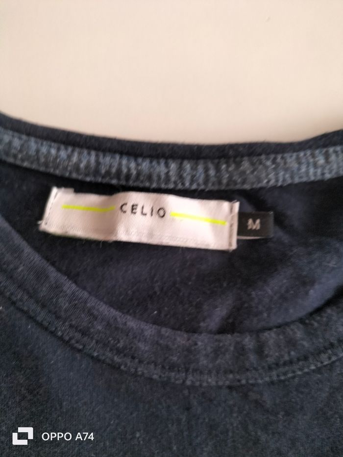 Homme 🖤 T-shirt Celio Taille M - photo numéro 5