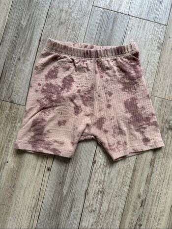 Short legging tie and dye marron 3/4 ans fille Zara