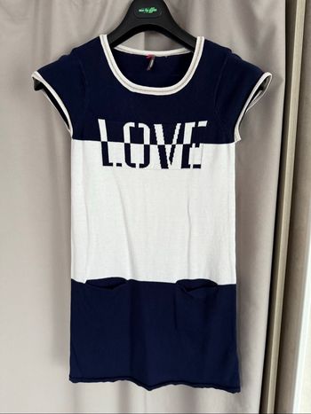 Robe bleu marine blanche Orchestra