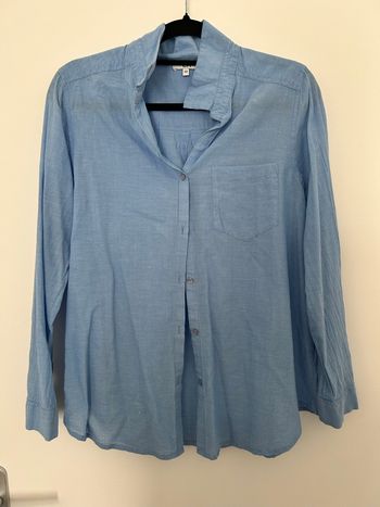 Chemise femme unie légère bleu ciel LaHalle 40