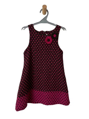 Robe d’hiver (contient laine) marron et rose - Orchestra 8 ans (128cm)
