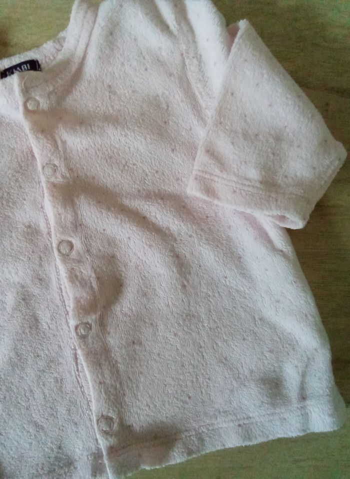 Babygro 2 pièces en velours Kiabi 3 mois - photo numéro 6