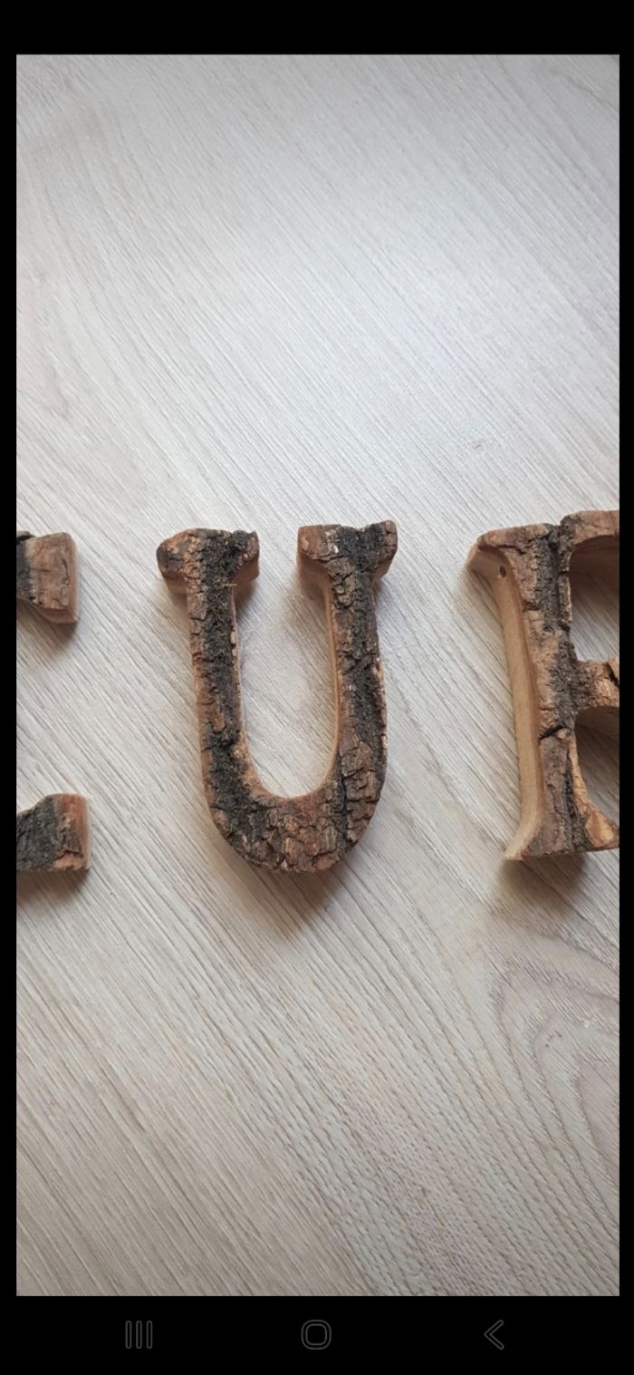 Lettre en bois - photo numéro 6