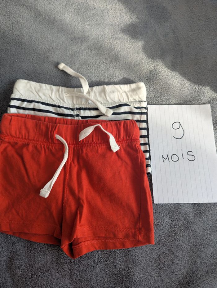 Lot de 2 shorts - Kiabi - 9 mois