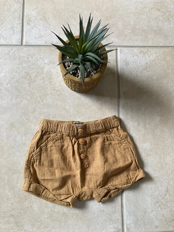 Short garçon taille 6 mois