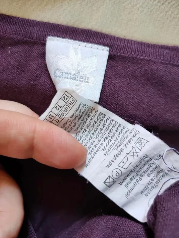 pull fin col v - photo numéro 5