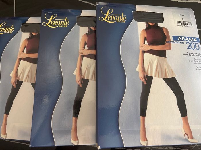 Lot de 3 pantacollants Levante Arama 200 noir – Taille 2