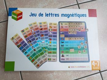 Vintage - jeu de lettres magnétiques