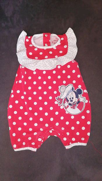 Combishort Disney Minnie 3 mois