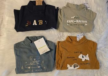 Neufs (non portés) 🏷😍💙 sous pull 6 mois garçon 💙😍