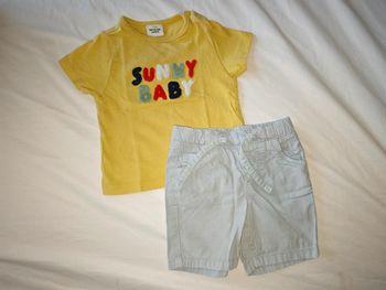 Bel ensemble 2 pièces été 6 mois garçon Tape à l'oeil