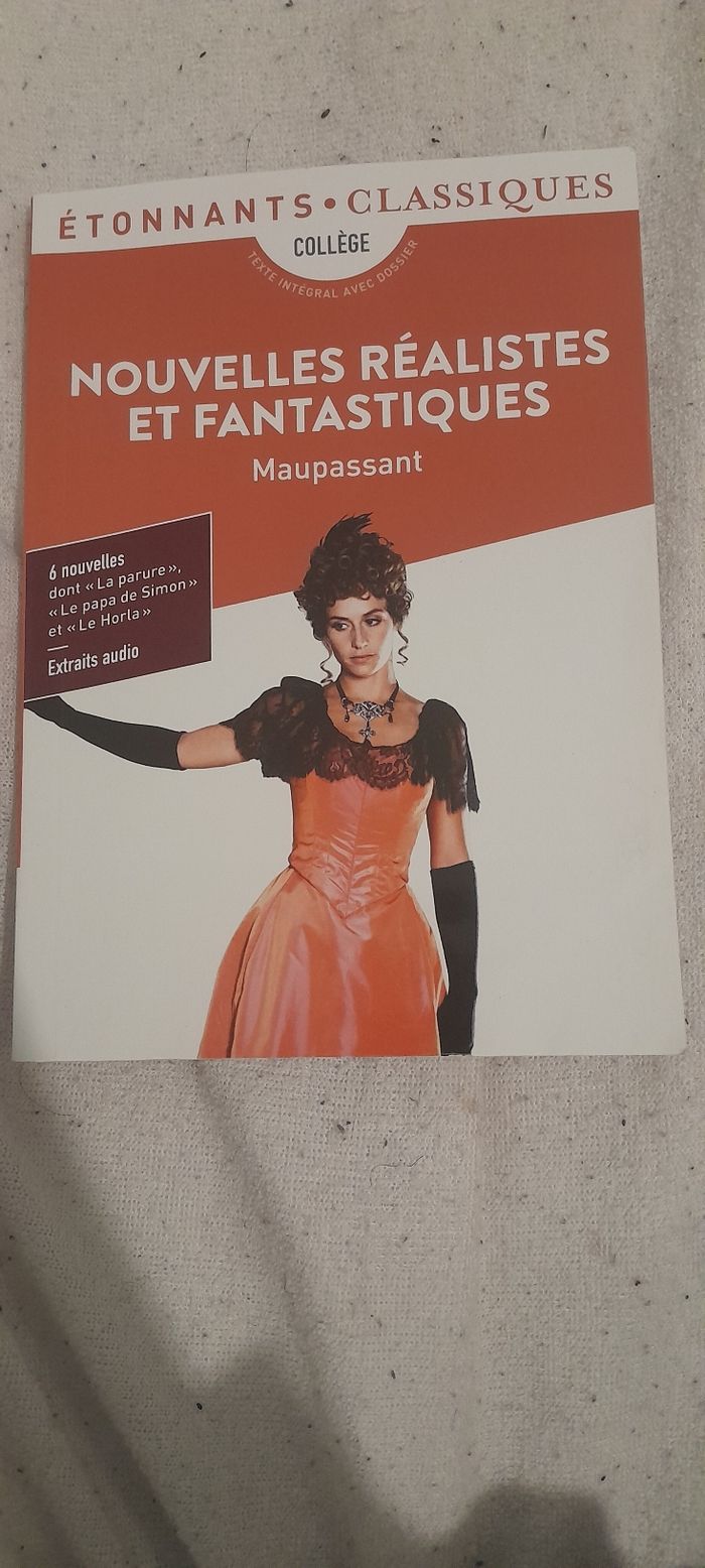 Nouvelles réalistes et fantastiques de Maupassant