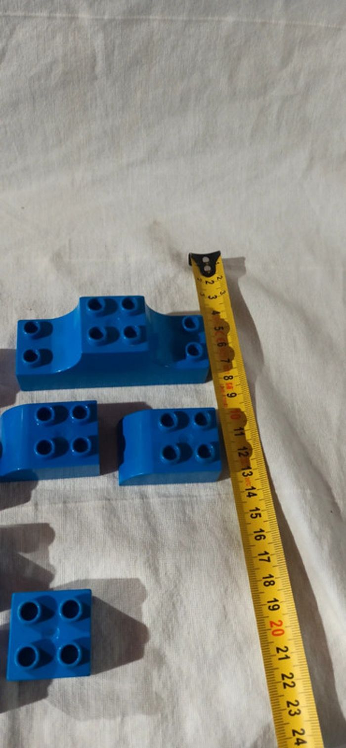 Briques de construction bleues lego duplo - photo numéro 5