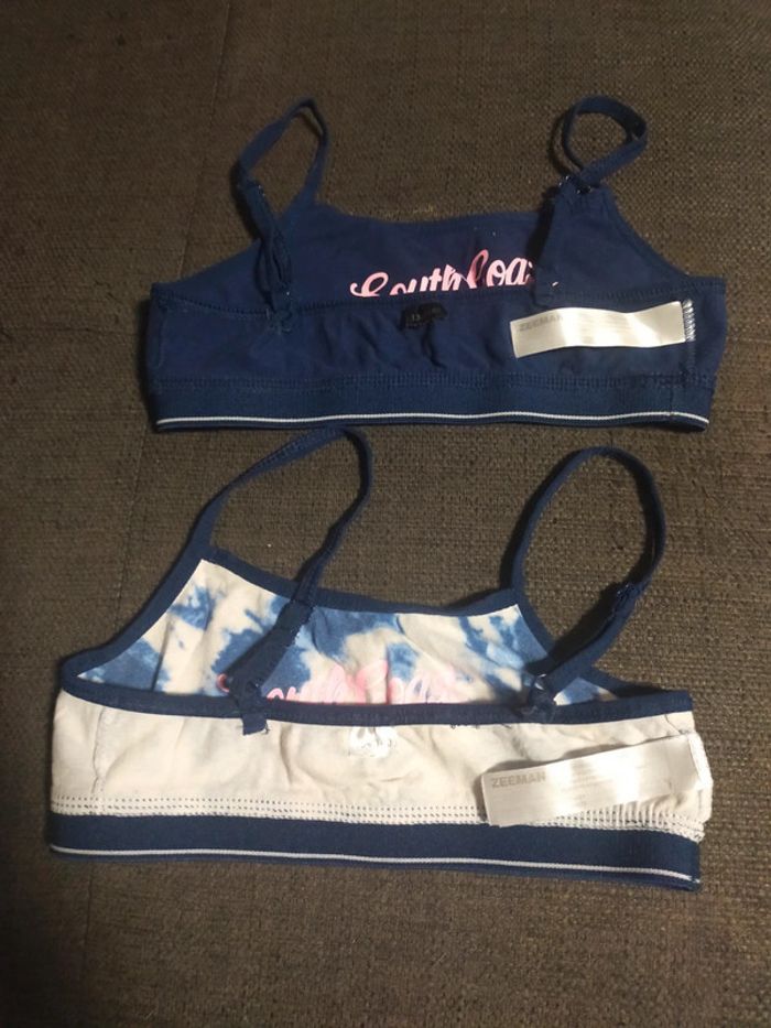 Brassières x 2 Zeeman 9 / 10  ans - photo numéro 2