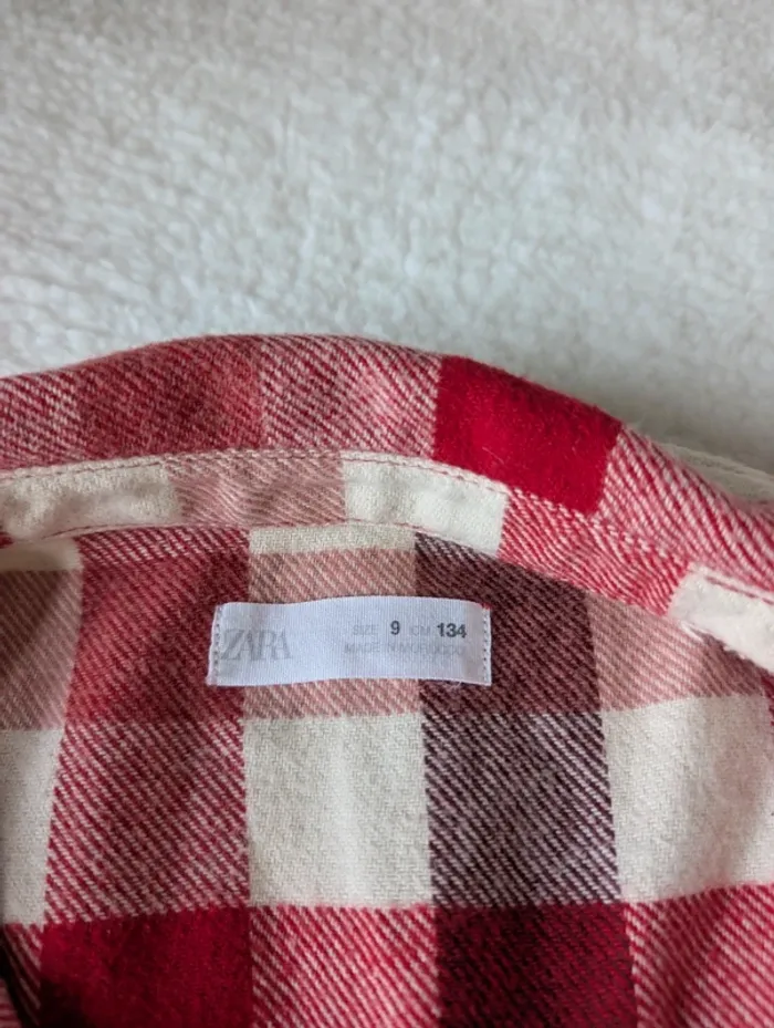 🪵 Chemise bûcheron Zara – 9 ans - photo numéro 3