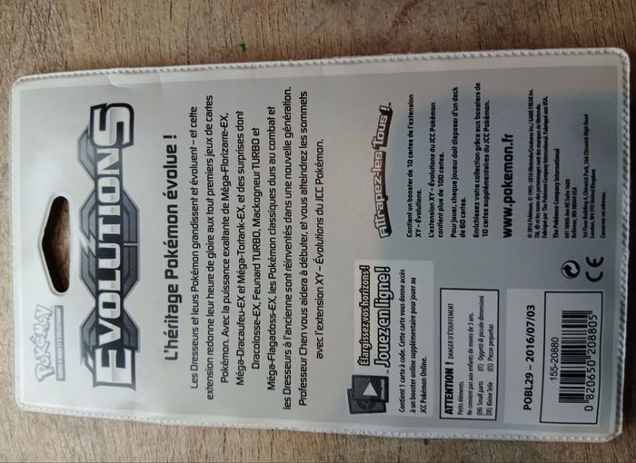Lot de 2 blister Pokémon xy évolutions neuf FR - photo numéro 9