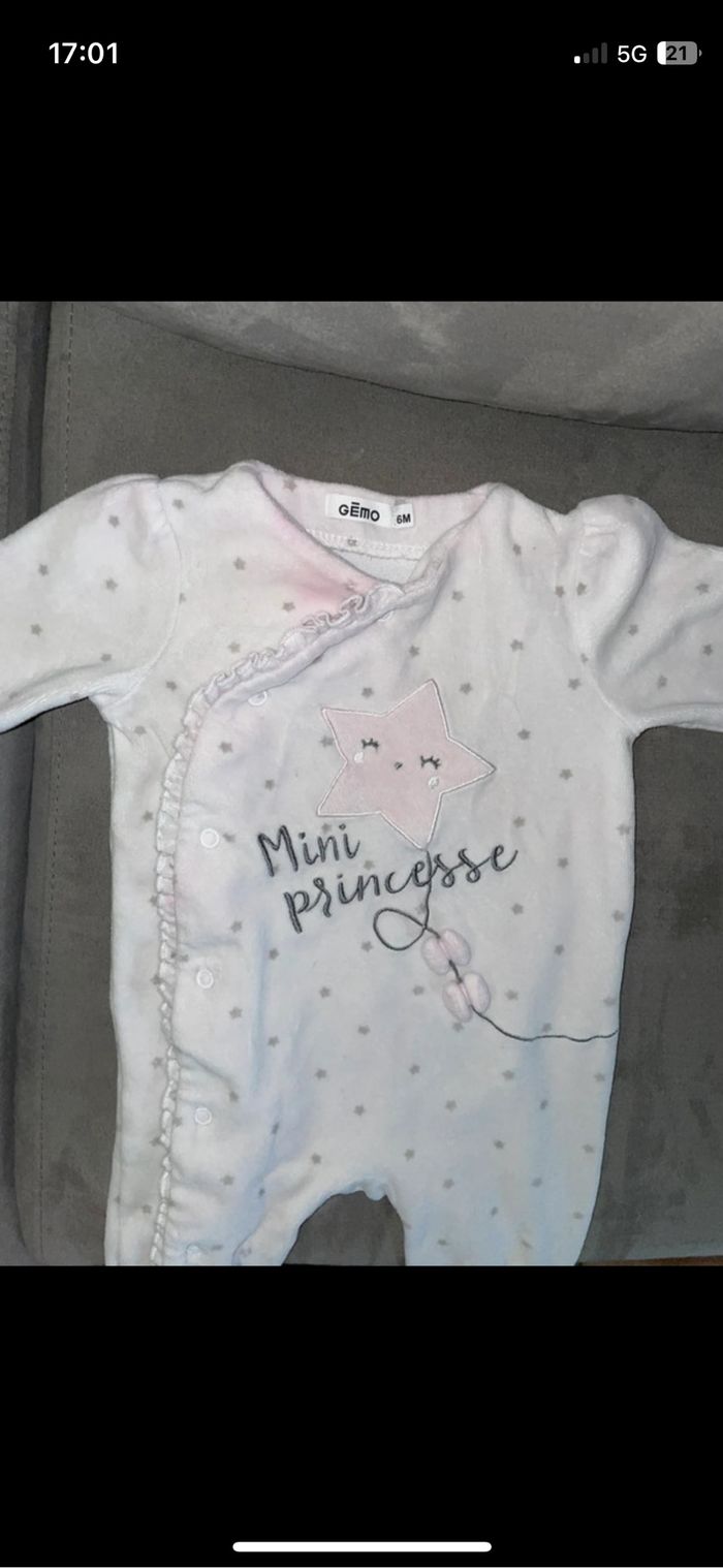 Lot pyjamas 6 mois bébé fille - photo numéro 5