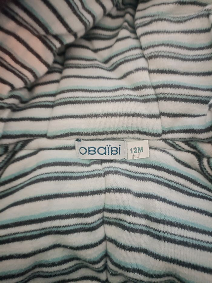 Combinaison chaude pour l'hiver - grise - 12 mois - photo numéro 3