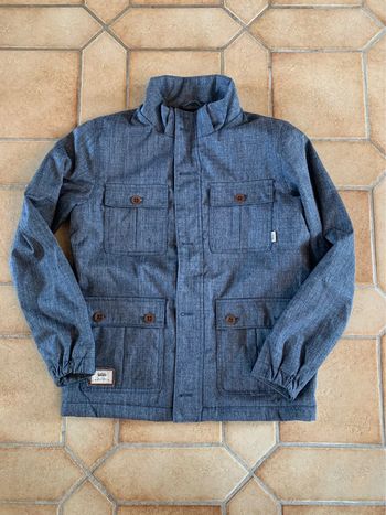 Blouson , Parkas Gris / Bleu Vans