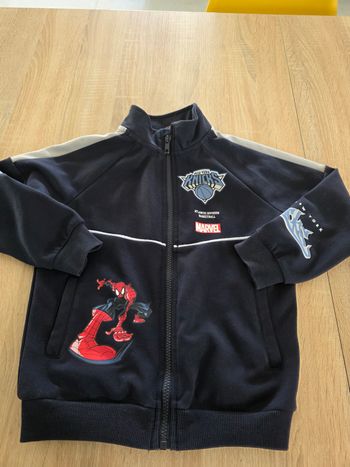 Gilet zipee spiderman