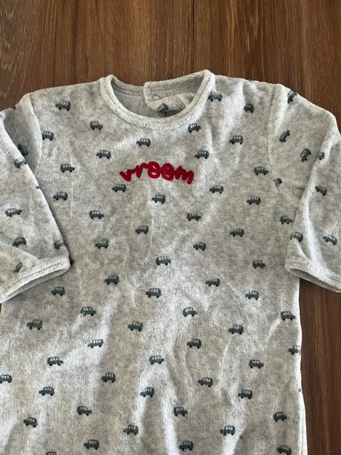 Lot de 3 pyjamas épais taille 9 mois - photo numéro 3