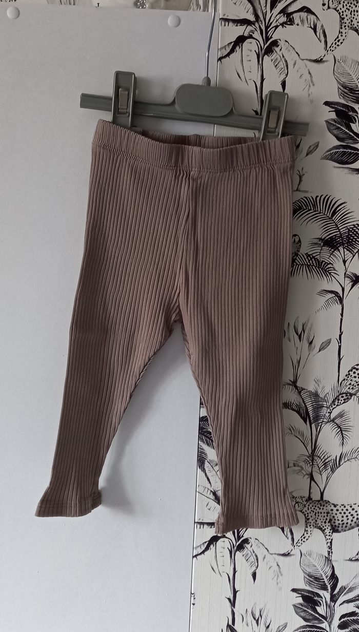Legging marron Kiabi 18 mois - photo numéro 2