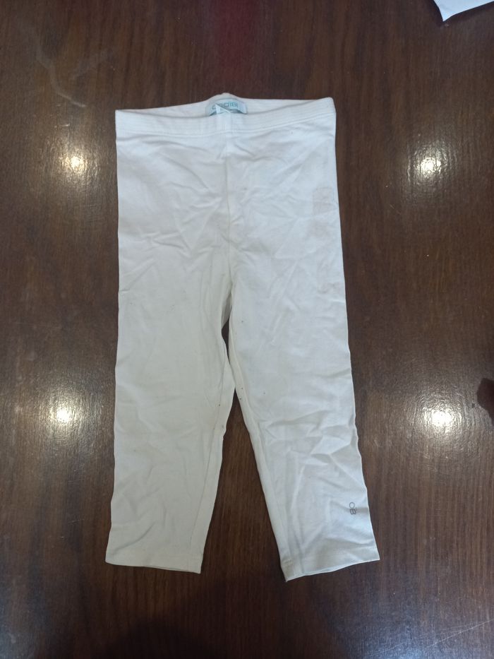 Legging blanc Obaïbi 18mois 80cm