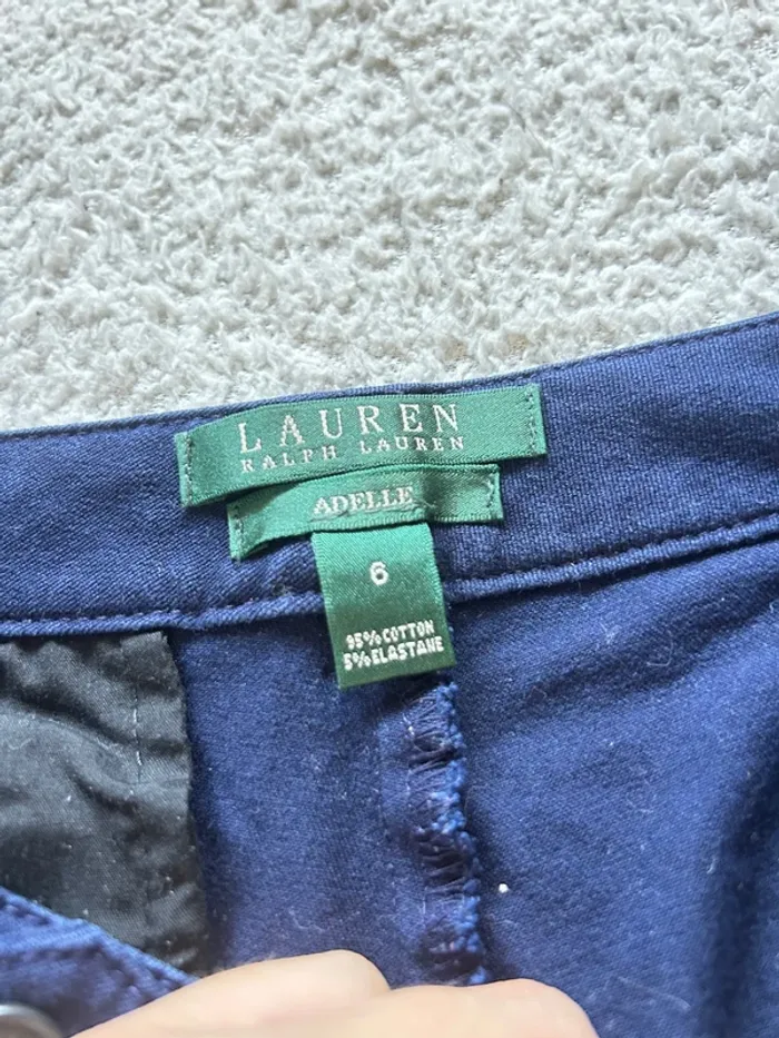 Pantalon vintage droit bleu marine – Ralph Lauren - photo numéro 3
