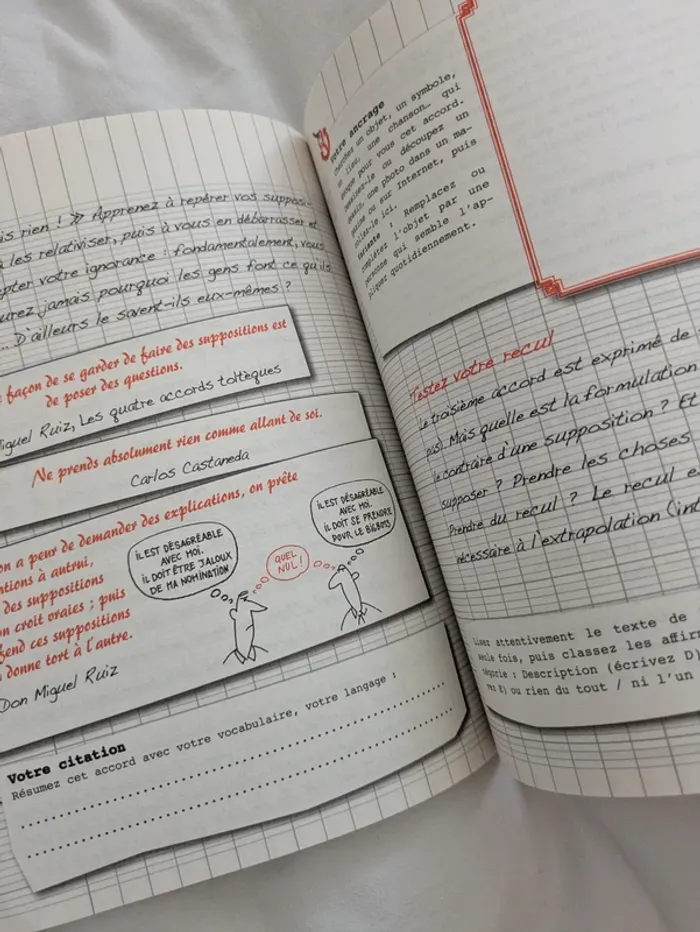 Petit cahier d'exercices des quatre accords toltèques NEUF - photo numéro 3