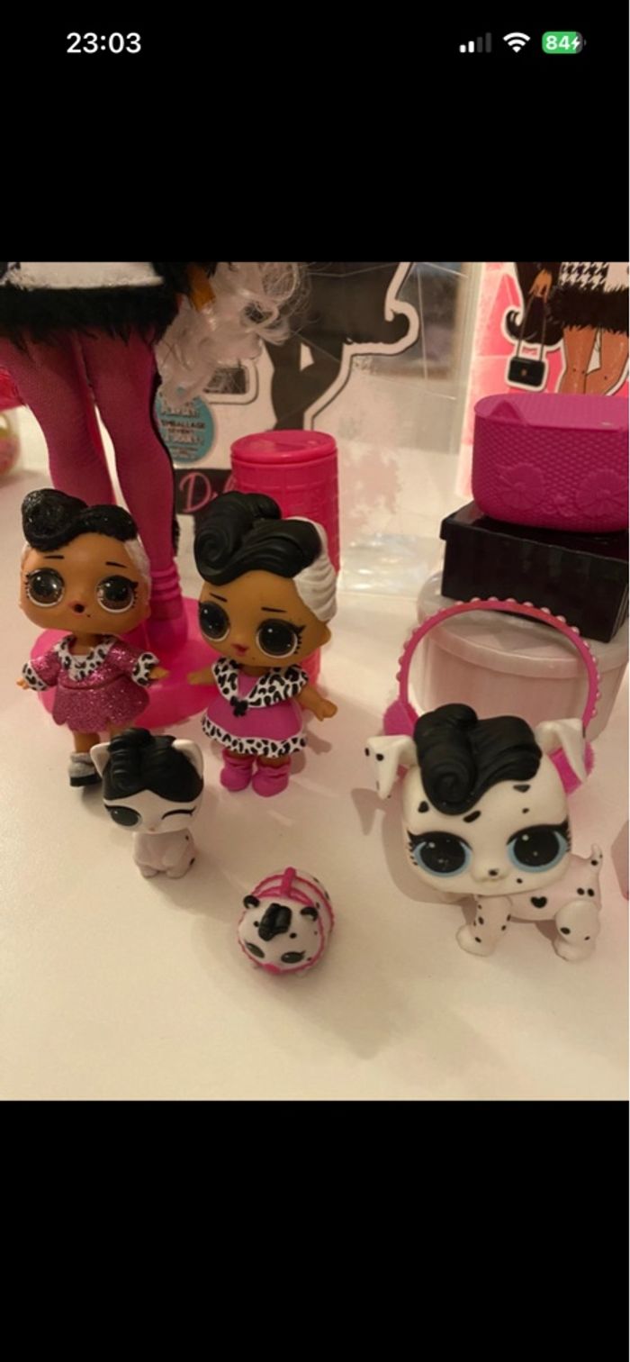 LoL Surprise OMG DOLLIE & DOLLFACE BAMBOLA SPARKLE MAKE UP BIGGER CHALET HOUSE - photo numéro 6