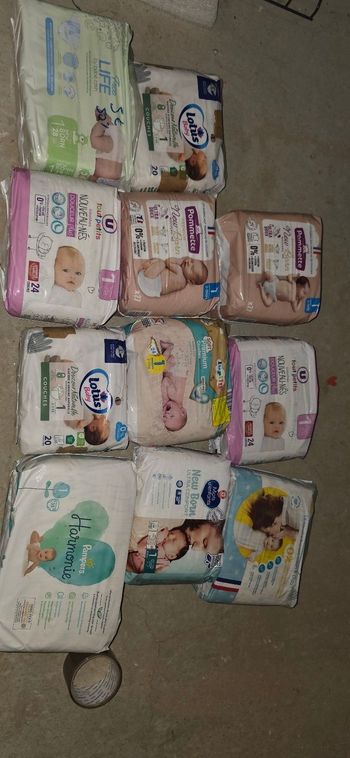 Lot de couche taille 1