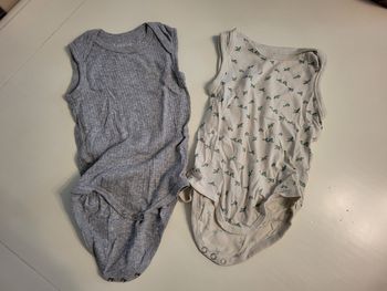 Lot 2 bodies sans manche