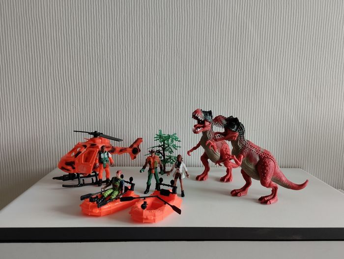 Ensemble jouets monde dinosaures - photo numéro 2