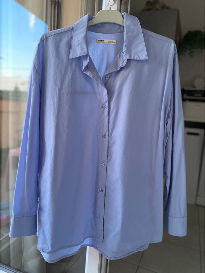 Chemise oversize bleu Pull & Bear 36 - photo numéro 5