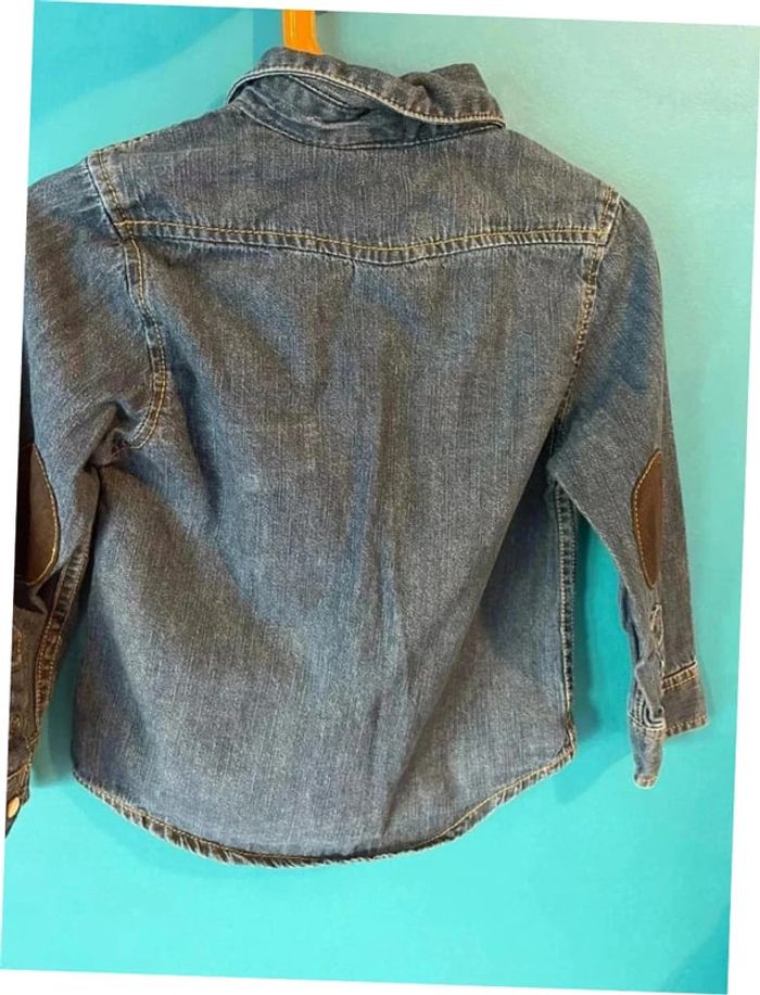 Jolie chemise en jean garçon 4 ans Sergent major - photo numéro 4