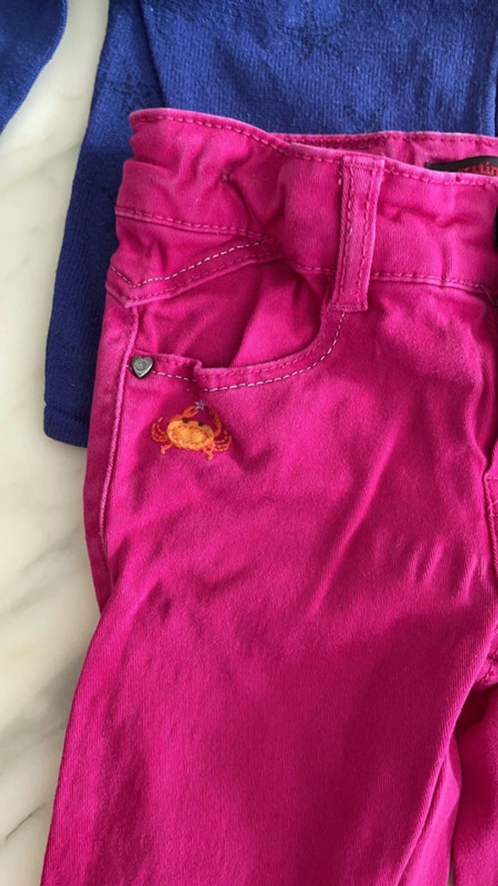 Ensemble catimini 4 ans pantalon et gilet - photo numéro 3