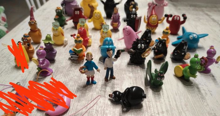 Lot de 35 figurines barbapapa - photo numéro 6