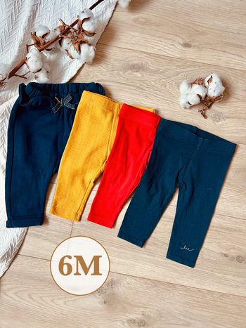 👖 Lot 4 pantalon / 6 MOIS