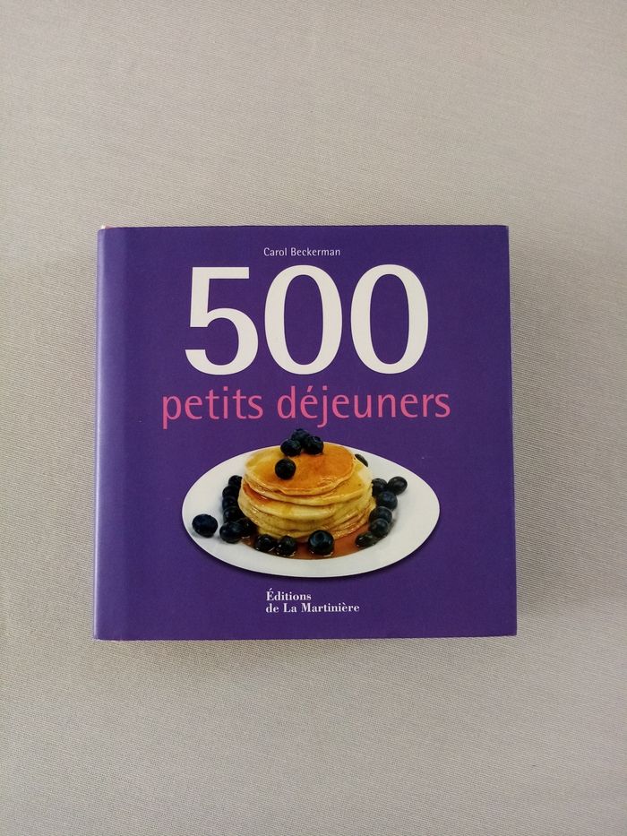 Livre cuisine : petits-déjeuners