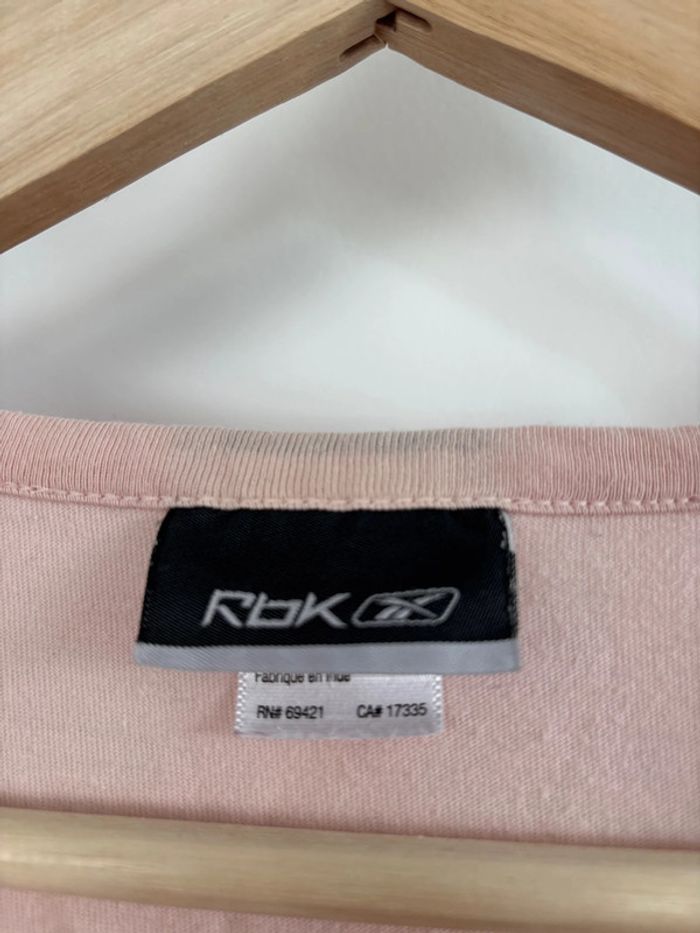 T-shirt rose pale vintage Reebok taille M - photo numéro 3