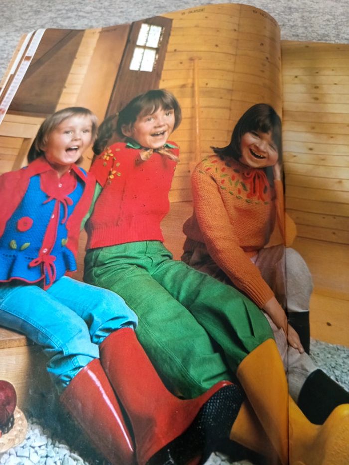 Magazine Phildar mailles enfants vintage - photo numéro 3