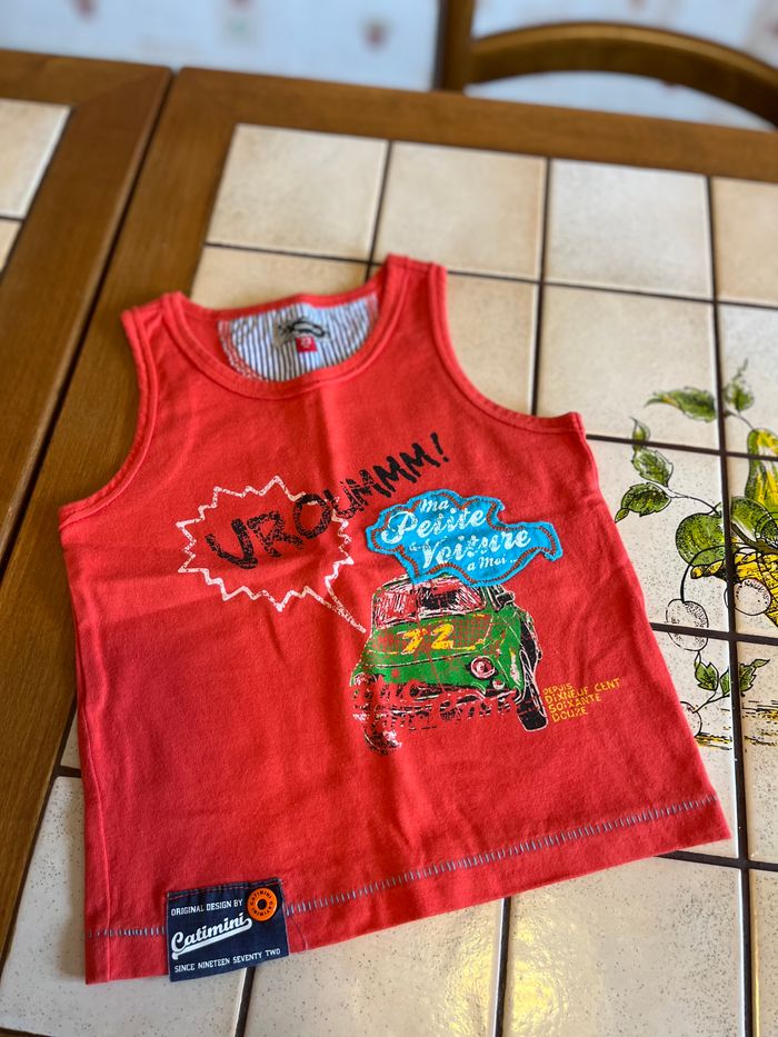 Marcelle rouge Camaïeu pour bébé garçon 23mois