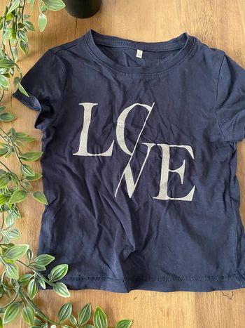 Tee shirt Love 7/8 ans