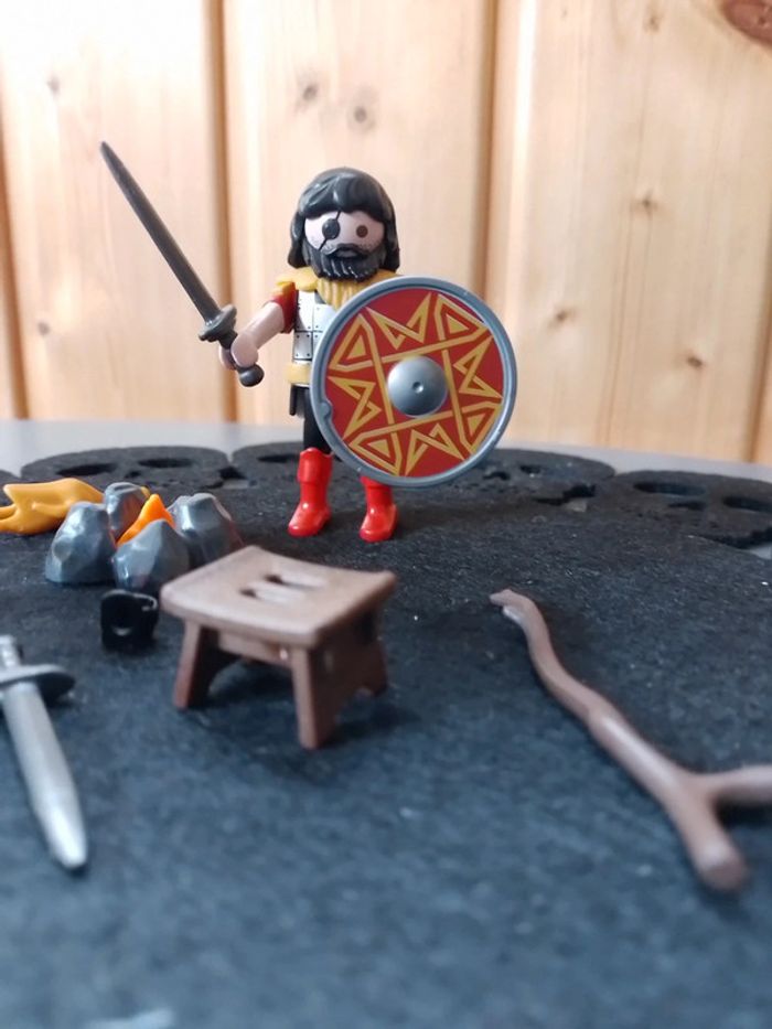 Playmobil guerrier barbare avec chien ref 4769 - photo numéro 2
