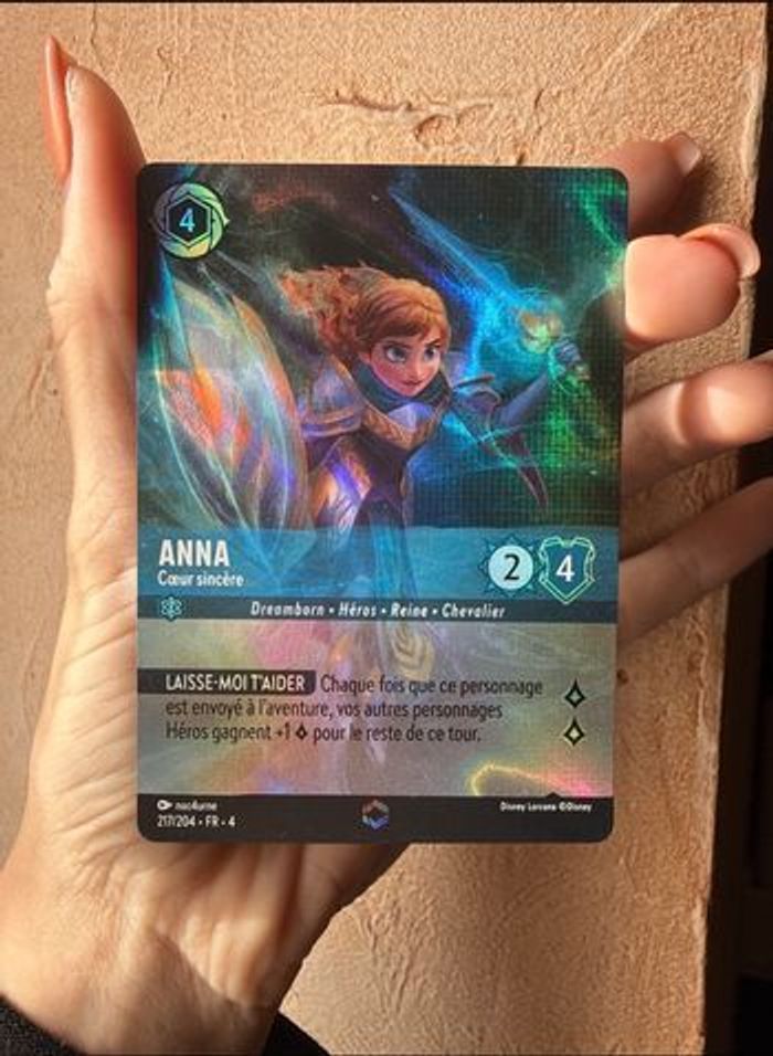 Carte Lorcana Anna Enchantée - photo numéro 3