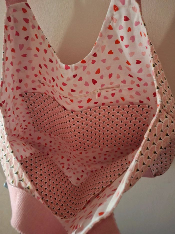 Sac rose fait-maison - photo numéro 5