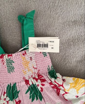 Robe d’été Catimini - 6 mois - Neuve avec étiquette