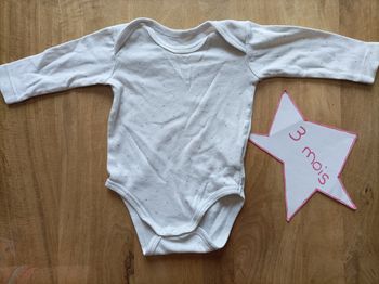Body mixte 3 mois tex baby