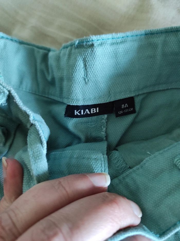 Pantalon vert eau - photo numéro 4